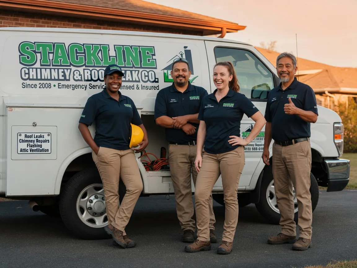 Chimney flashing repair company in Novato, CA